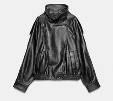 Zara Faux Leather Jacket ✅Immediate Dispatch (4391/872/800) Size M