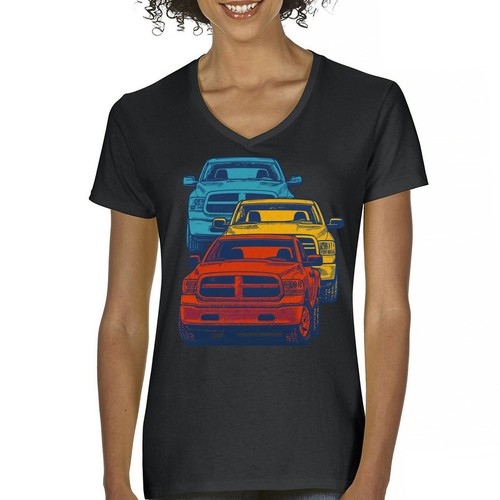 American pickup truck stack - american,