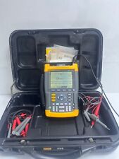 Fluke 196 100MHz 1GS/s Digital Oscilloscope Scopemeter Multimeter
