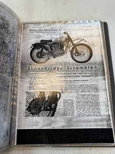 Vintage motorcycle magazine - motorcycle,