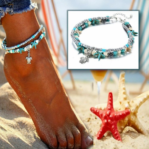 Beach charms bracelet starfish - beach,