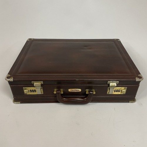 Vintage brown leather - brown,