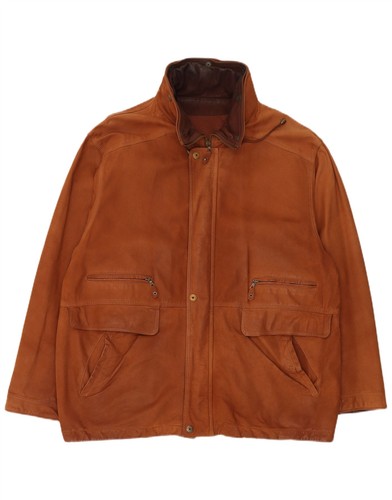 Vintage mens hooded leather - vintage,
