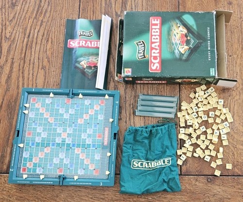 Travel scrabble with hard - scrabble, case