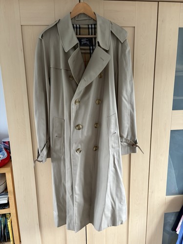 Burberry men beige trench - men's,