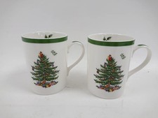 Spode Christmas Tree Mugs Set