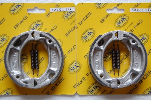 Front rear brake shoes springs - brake, shoes+springs