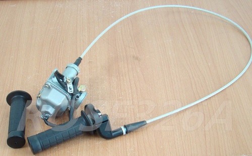 Carburetor handlebar hand - w/,