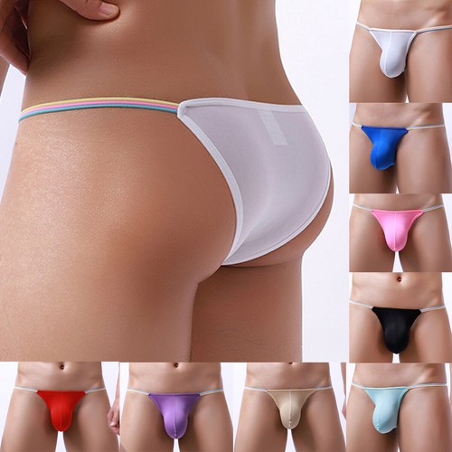 Men ice silk bikini briefs - bikini,