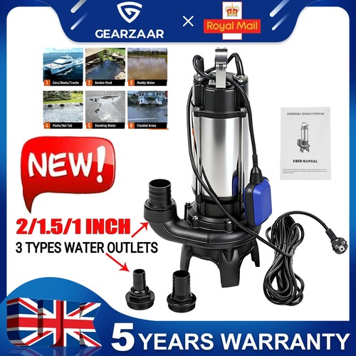 Submersible sewage pump - submersible, w/