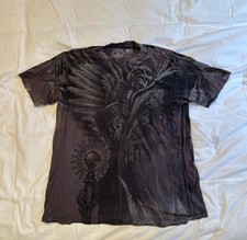 Affliction Men's Grey T-Shirt