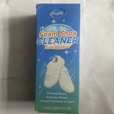 Foam Shoe Cleaner Brings Up