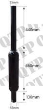 For Massey Ferguson 565 575 590 Black Enamel Exhaust