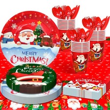 Christmas Party Tableware Xmas