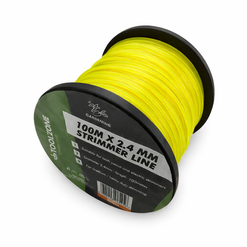 100m 4mm strimmer line - x, 2.4mm