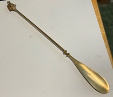 Brass Shoe Horn - Horses Head