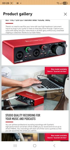 Scarlet 2i2 usb - 2i2, audio
