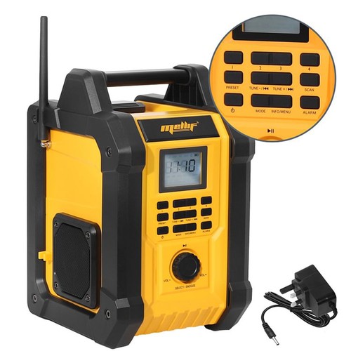 Portable jobsite radio speaker - radio,