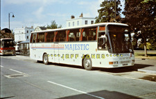 ORIGINAL BUS SLIDE 14940- Dawlish Coaches B10M/CAETANO G996OKK Cheltenham 7.8.99