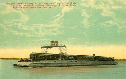Southern pacific railway barge - pacific,