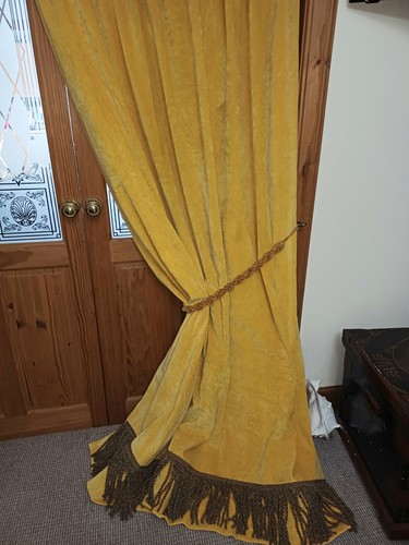 Velvet door curtain tie - curtain,