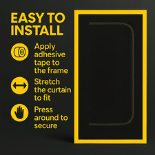 Black Dust Door 110 x 220 cm