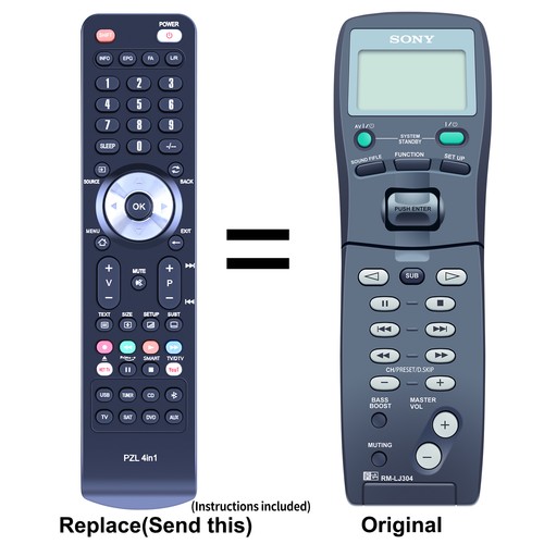 Lj304 remote control for - rm-lj304,