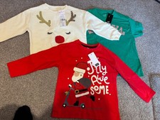 BNWT Christmas Girls Clothes Bundle Age 4-5 / 5-6 years 