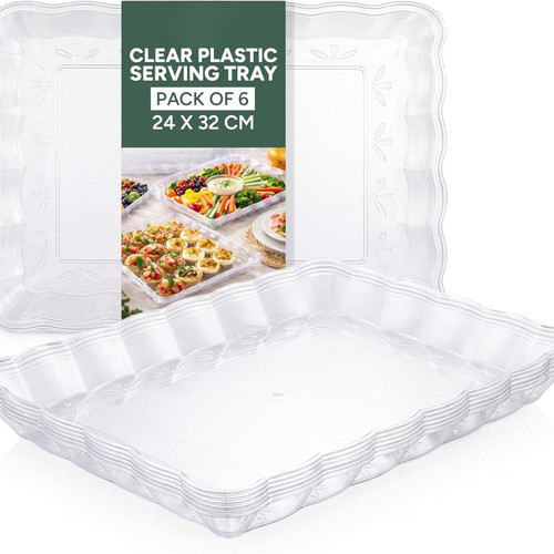 Pack clear plastic - 6,