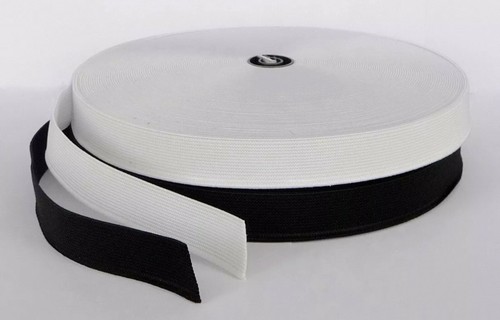 Flat sewing elastic black - sewing,