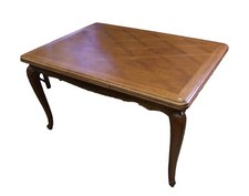 Louis XV Style French Carved Oak Extending Dining Table - (002002)