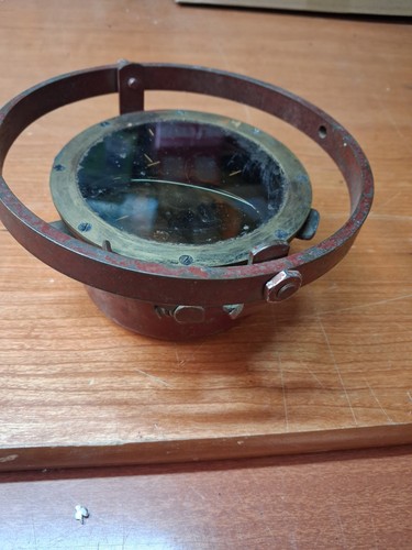 Vintage ships brass compass - vintage,