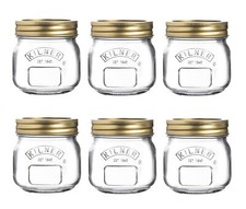 6 Round Kilner Jars Screw Top