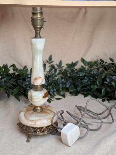 Vintage onyx table lamp gim - vintage,