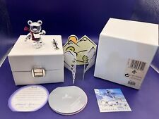Swarovski Crystal Figurine Kris Bear with Silver Ski Poles 5CM/ 2IN No.234710