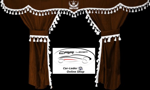 Truck curtains curtain brown