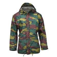 Genuine Belgian Army Rain Jacket Waterproof Seyntex Jigsaw Camouflage