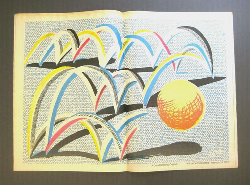 David hockney bounce for - a,