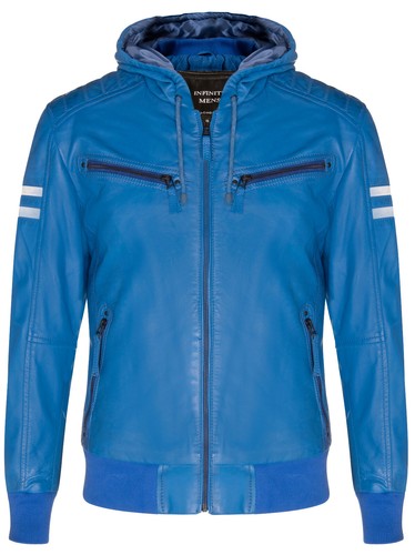 Men blue leather - men's,