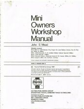 MINI 850 1000 1275GT CLUBMAN COOPER / S MK3 1969 - 1982 OWNERS WORKSHOP MANUAL