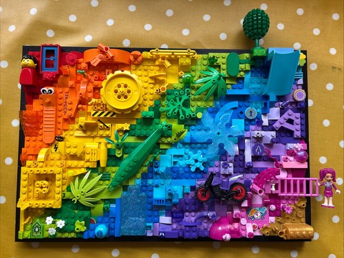 Lego brick mosaic - lego,
