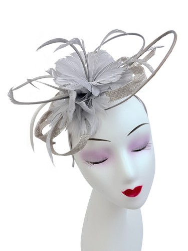 Fascinator wedding hat - fascinator, race