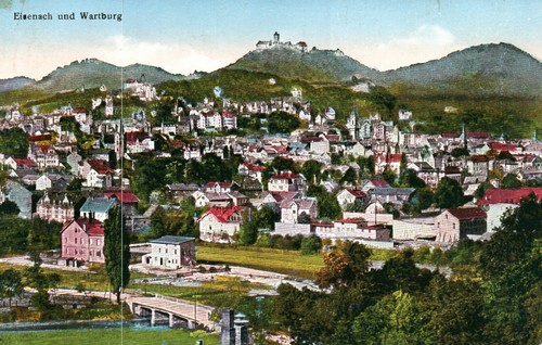 Postcard eisenach and - postcard,,