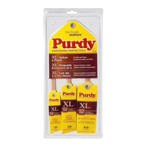 Paint brush set poly 3pk - set,