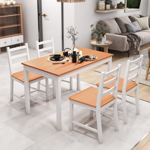 5pc dining table chairs - table, set