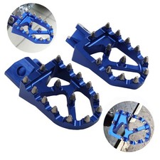 Blue Footpegs Footrest Pedals