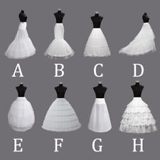 Wedding Petticoat Bridal Hoop Hoopless Crinoline Prom Underskirt Fancy Skirt