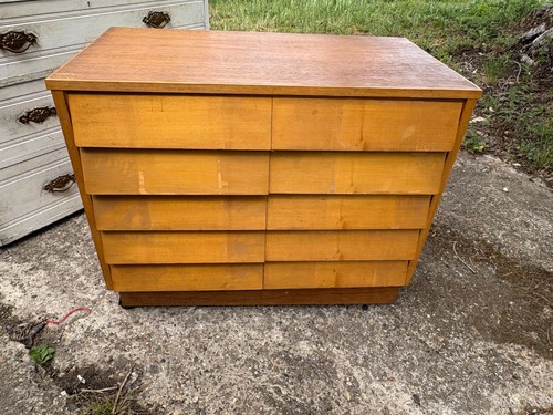 Chest wooden drawers - wooden, on