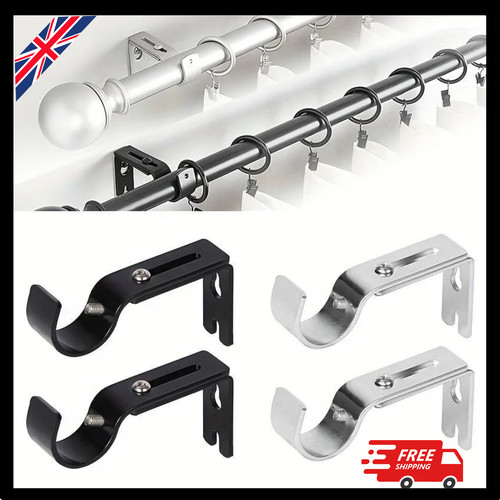 2pcs metal curtain rod rail - curtain,