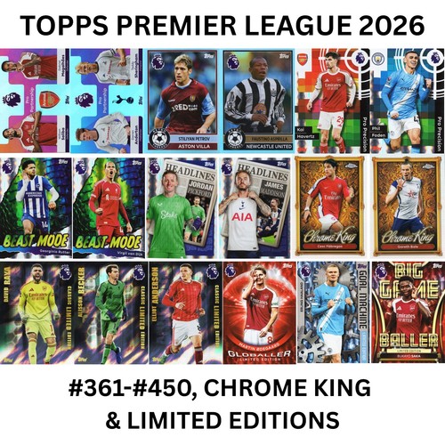 Topps premier league 2026 - topps,